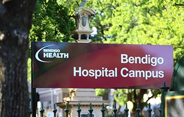 Bendigo Hospital Campus sign